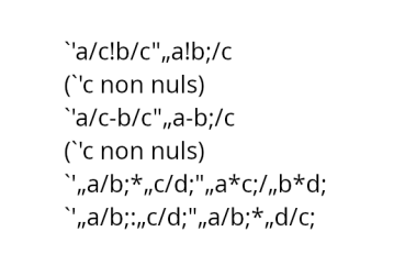 Illustration des maths au format texte